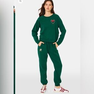 Roller Rabbit Bundle Snow Village Crewneck and sweatpants NWT